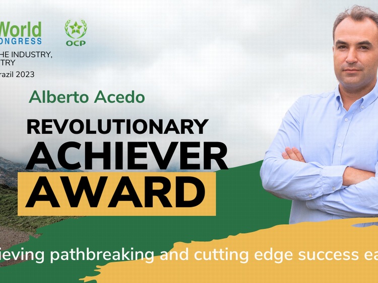 Światowy Kongres BioAg  nagrodził Alberto Acedo z Biome Makers